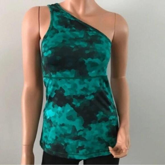 Lululemon Asymmetrical Single-Shoulder Meshed Up Tank Size S - Picture 2 of 6